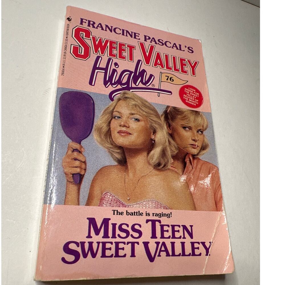 Sweet Valley High 1ST Edition First Print Book #76 Miss Teen Sweet Valley VTG